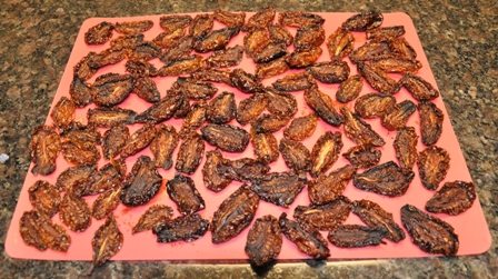 Finished Oven-Dried Tomatoes Before Packaging