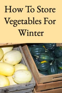 How To Store Vegetables For Winter (Long Term Winter Vegetable Storage)