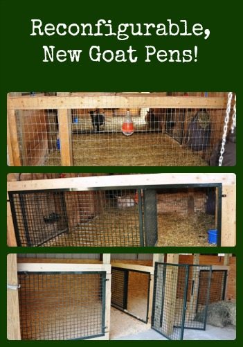 Reconfigurable New Goat Pens via Better Hens and Gardens