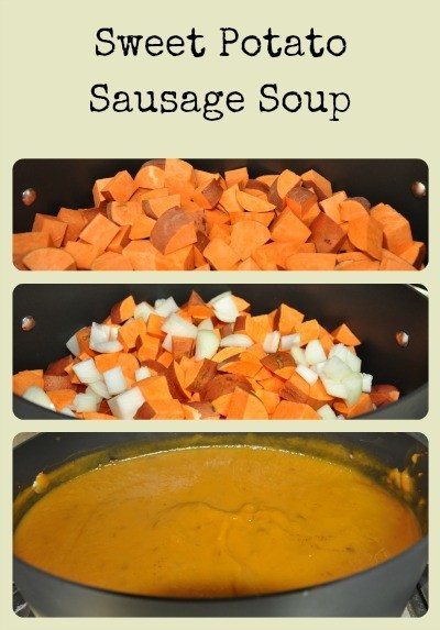 Sweet Potato Sausage Soup via Better Hens and Gardens