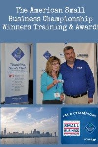Small Business Champion Winners Training & Awards!
