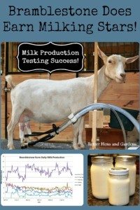 Milk Production Testing Success!