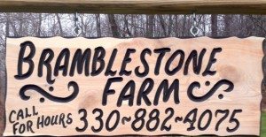 Bramblestone Farm Sign