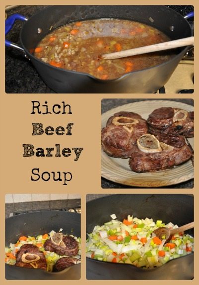 Rich Beef Barley Soup