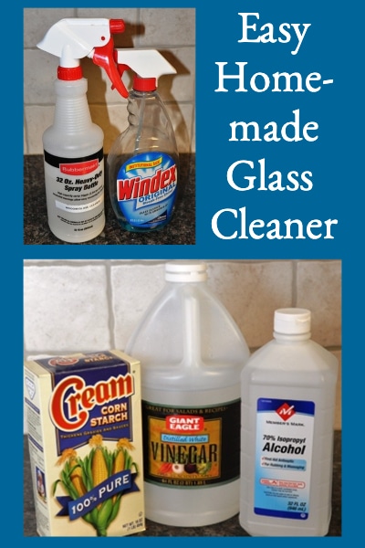 easy homemade glass cleaner