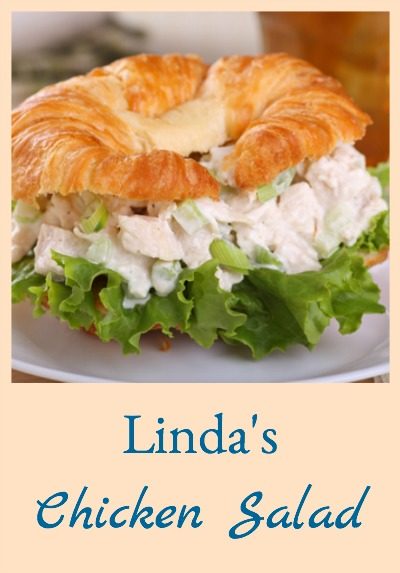 Linda's Chicken Salad can't be beat for a great basic chicken salad recipe - sometimes the simplest things can't be beat!