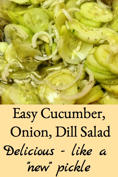 cucumber onion dill salad