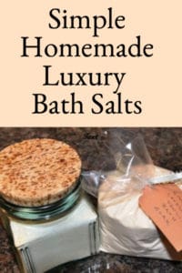 Easy Homemade Bath Salts Recipe