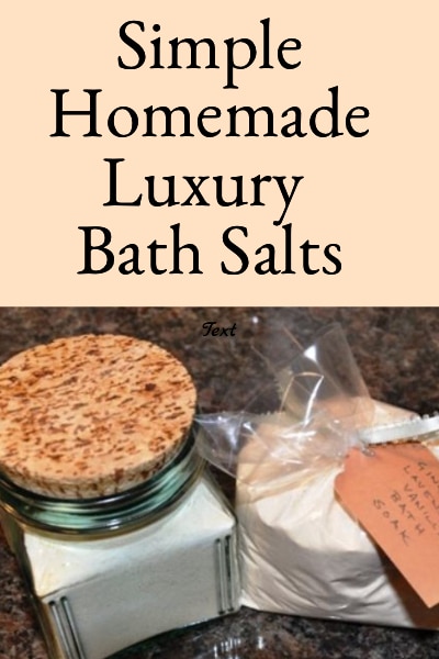bath salts recipe