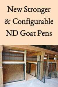 New Stronger and Configurable Goat Pens