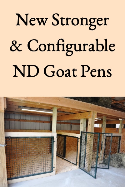 configurable goat pens
