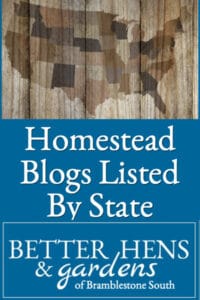 Homesteading Blogs Listed By State