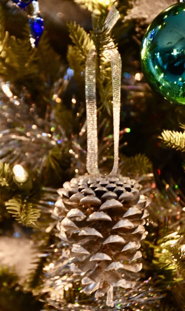 Finished Pine Cone Ornament