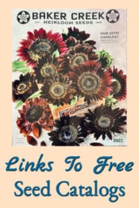 Free Garden Seed Catalogs Links for 2022