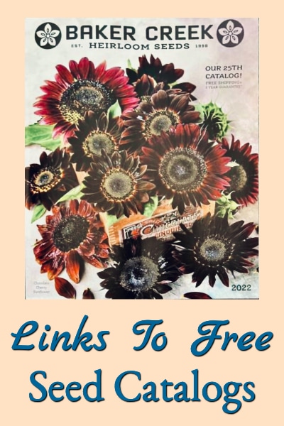 free seed catalogs 2022
